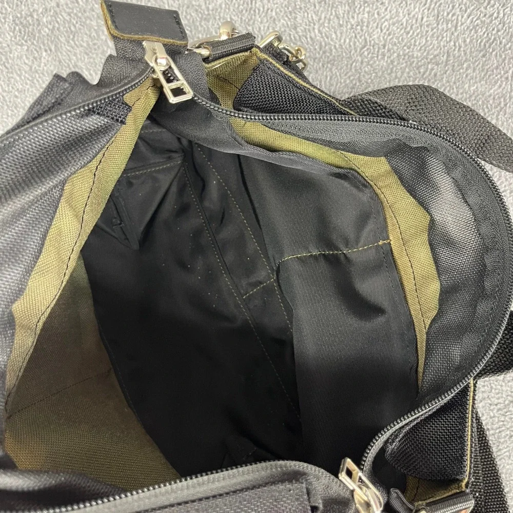 Virtual Trip Messenger Bag Green Camo Canvas nylon Crossbody Streetwear